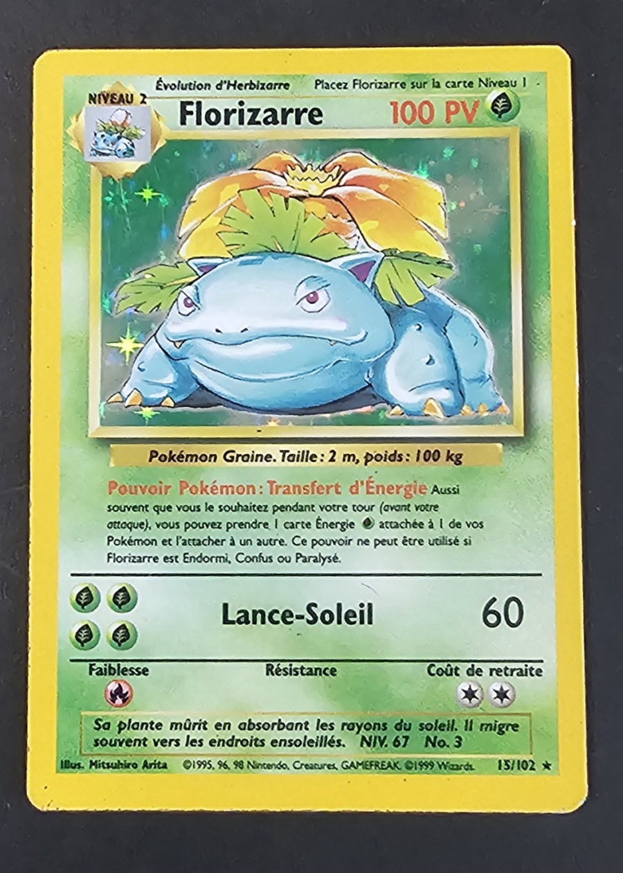 Carte Pokémon Florizarre 15/102